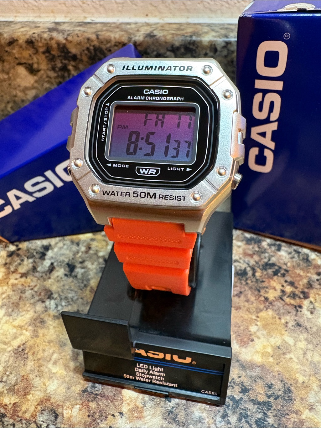 Casio  W218h Modded